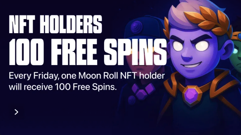 Moon Roll - 100 Free Spins